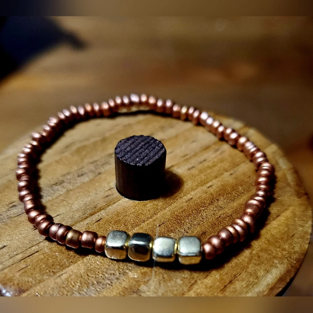 $2 with $5+ Bundle ~Rice Bead Bracelet Charms Jewelry Gift - Picture 1 of 2